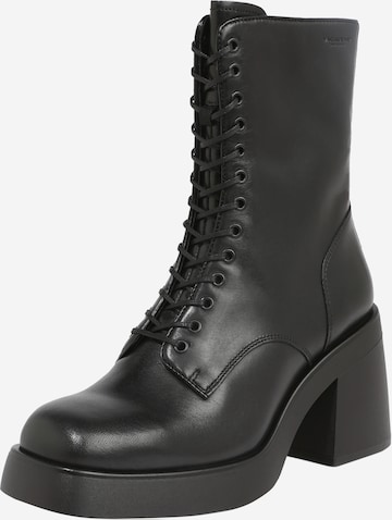 VAGABOND SHOEMAKERS Lace-Up Ankle Boots 'Brooke' in Black: front