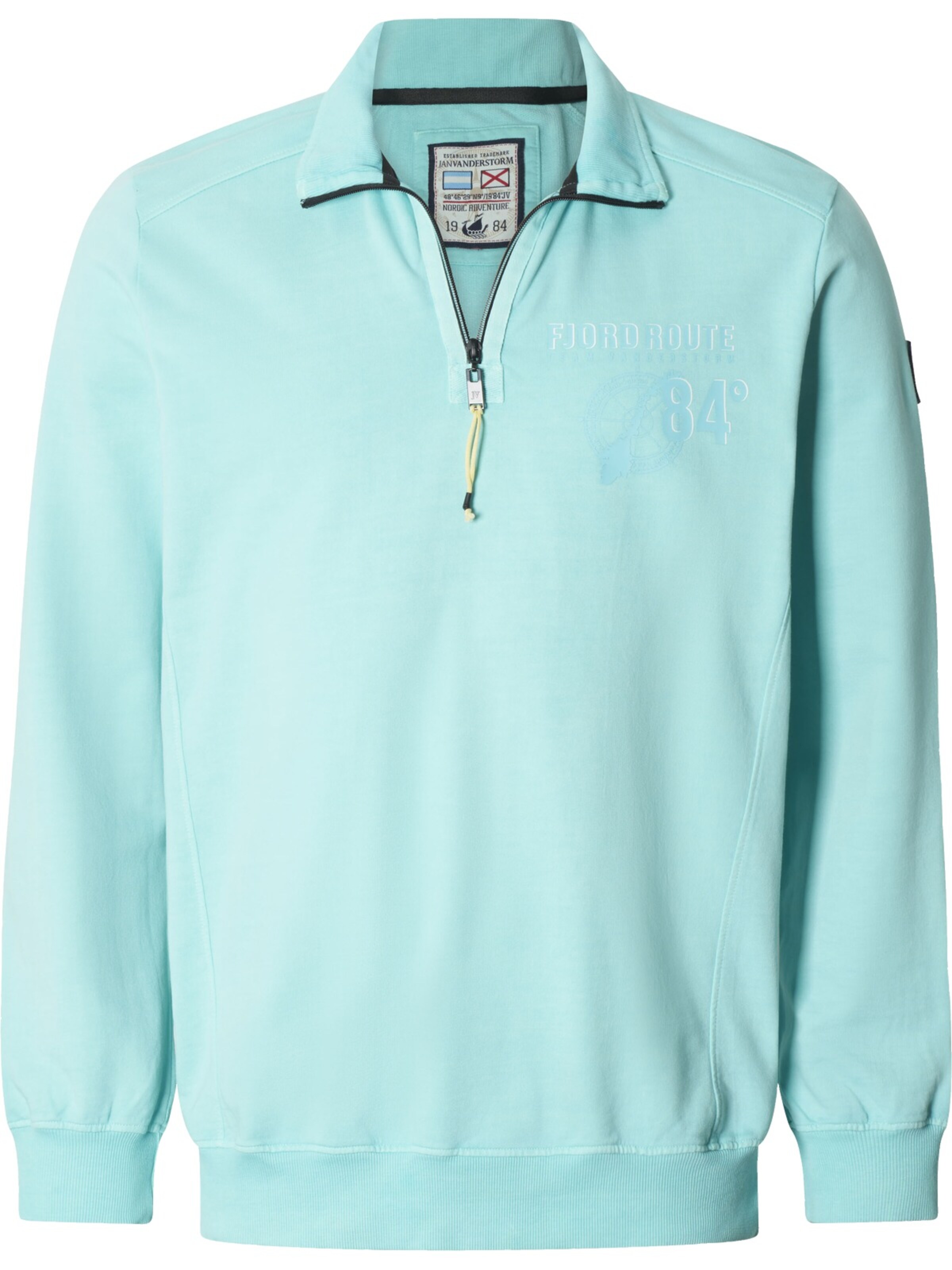 Jan Vanderstorm Sweatshirt 'Ansbert' in Blue: front