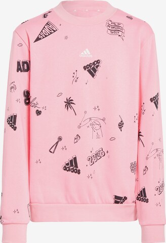 ADIDAS SPORTSWEAR Athletic Sweatshirt 'Brand Love' in Pink: front