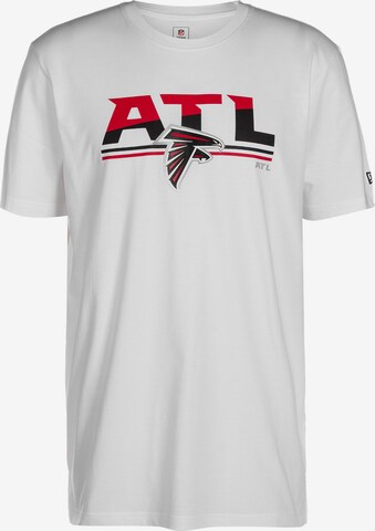 Maglietta 'NFL Atlanta Falcons' di NEW ERA in bianco: frontale