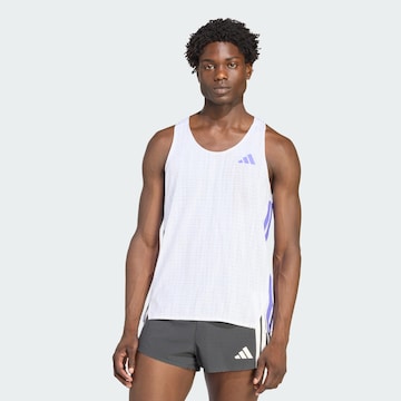ADIDAS PERFORMANCE - Camiseta funcional 'Adizero' en blanco: frente