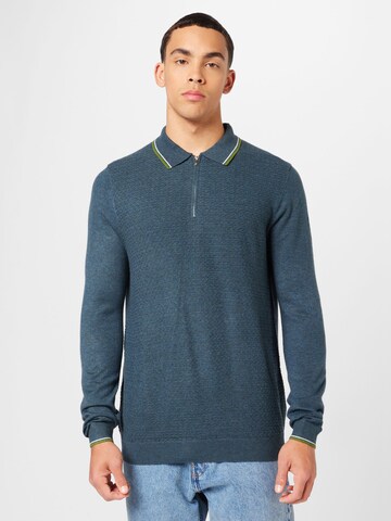 BURTON MENSWEAR LONDON Pullover in Blau: Vorderseite