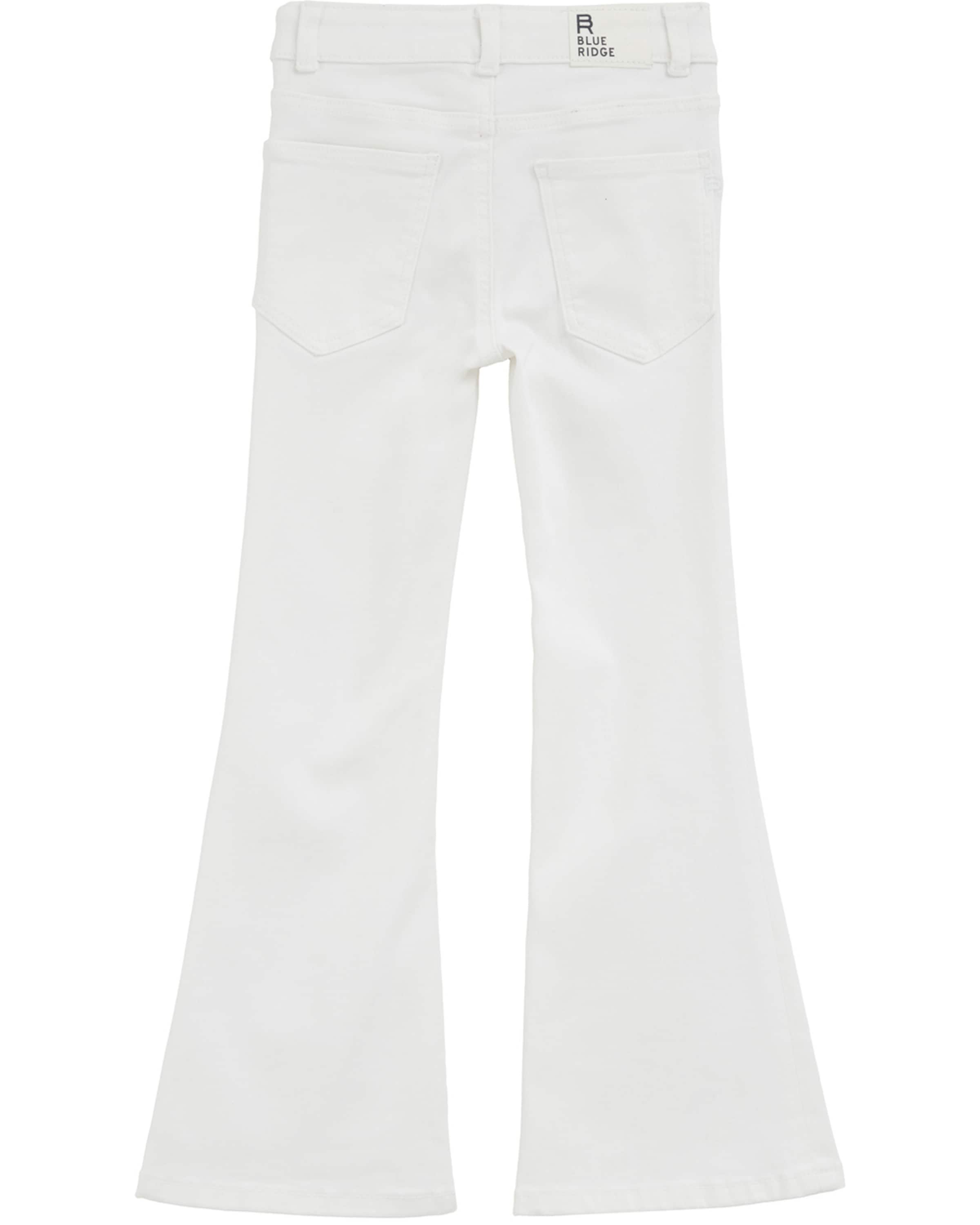 WE Fashion - Acampanado Vaquero en blanco