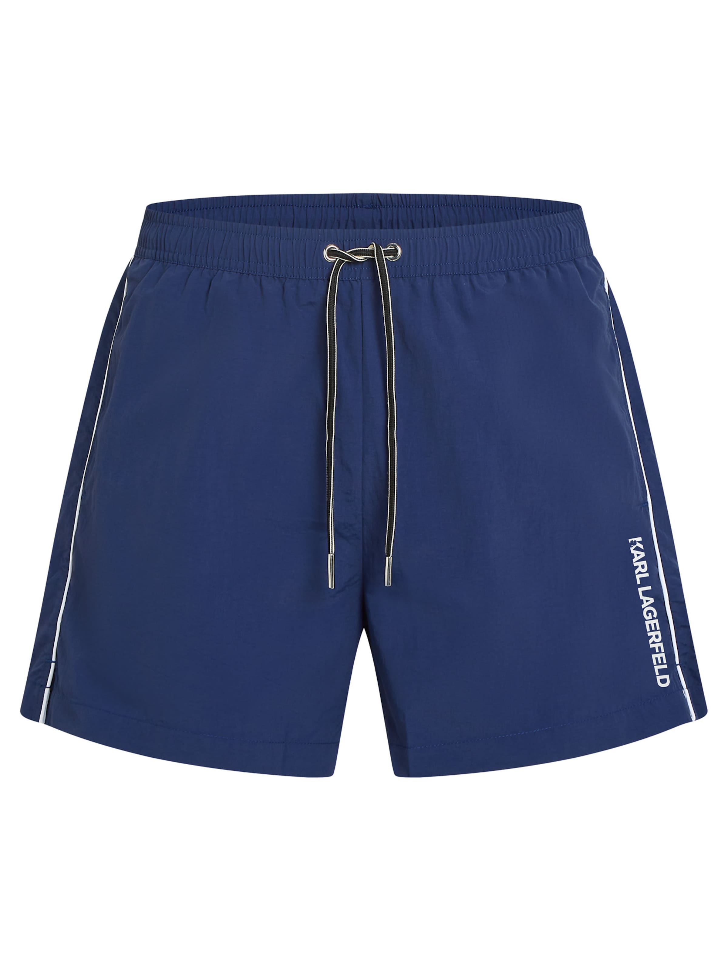 Karl Lagerfeld Plavecké šortky - Modrá: predná strana