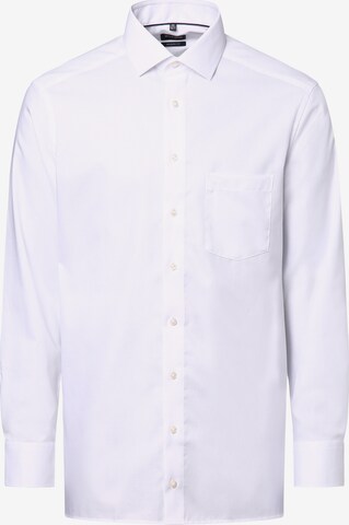 OLYMP Button Up Shirt in White: front