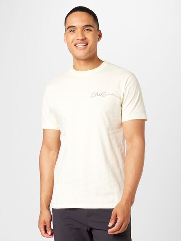 T-Shirt fonctionnel 'Chill Tent' Kathmandu en beige : devant