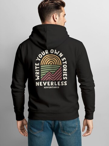 Neverless Sweatshirt 'Write your Stories'‌‌‌‌‌‌‌‌‌‌ in Schwarz
