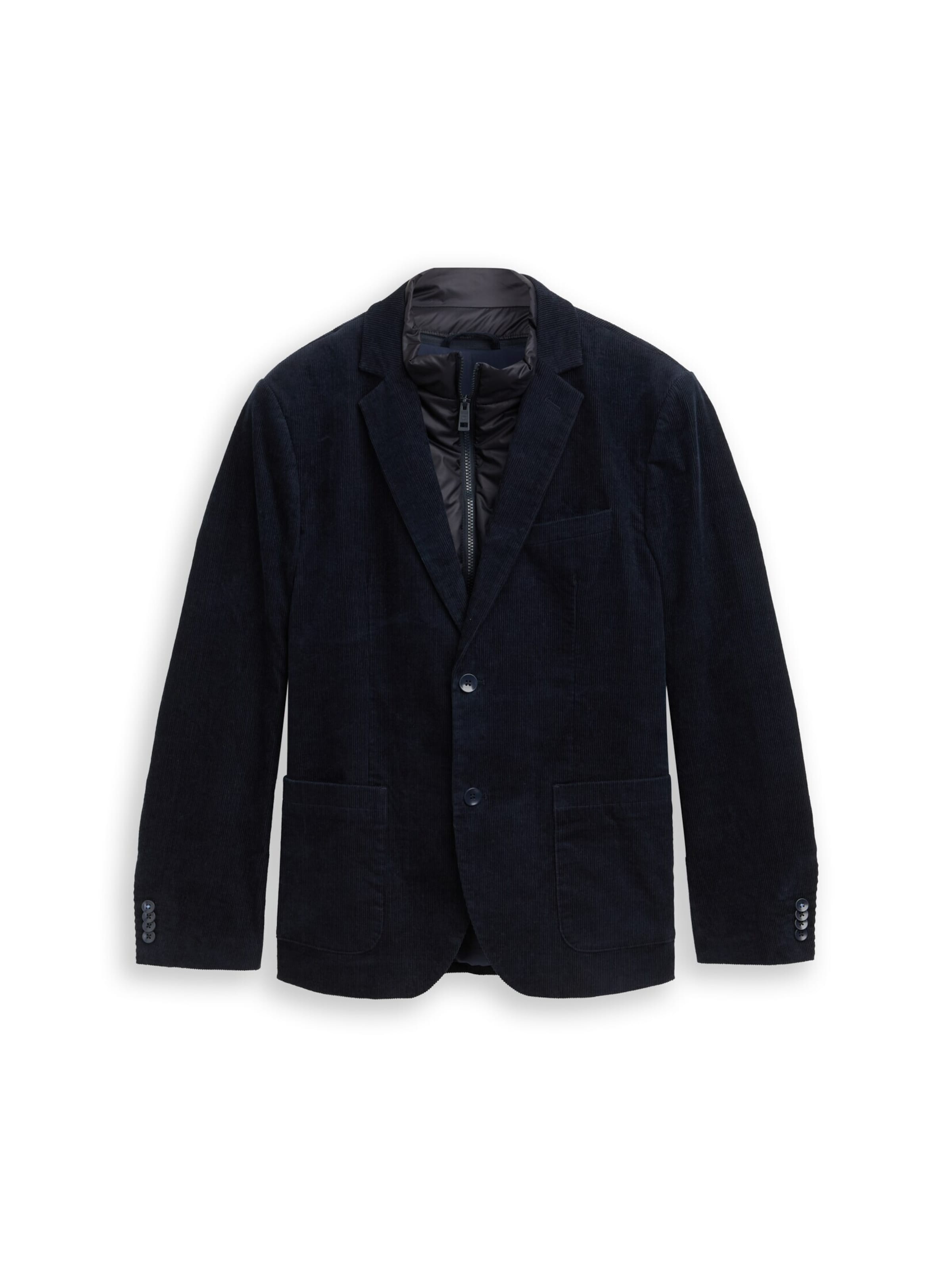TOM TAILOR Regular fit Colbert in Blauw: voorkant