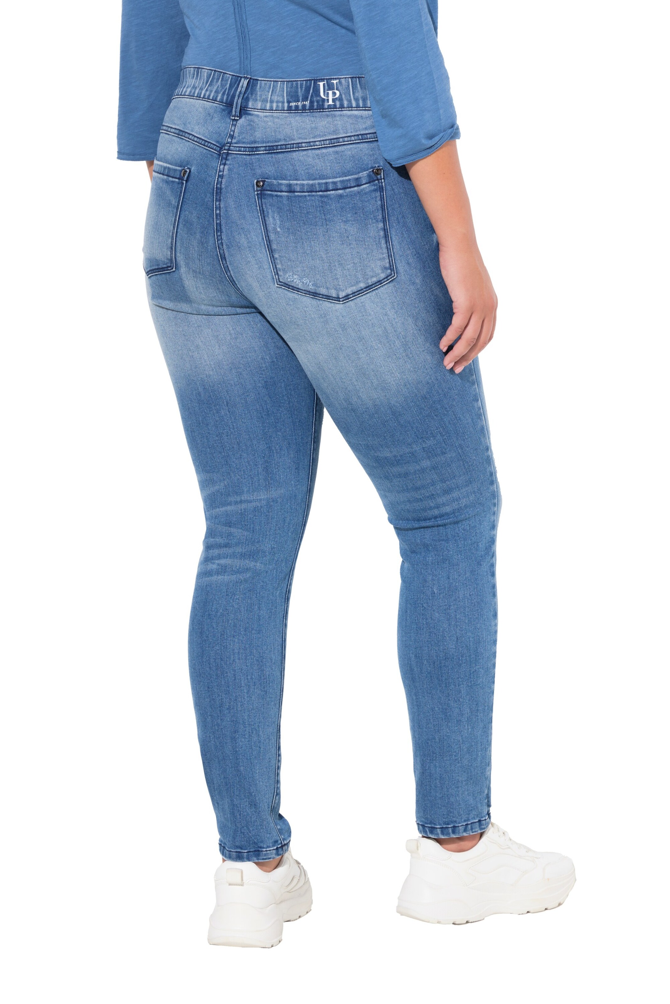Ulla Popken Skinny Jeans in Blue