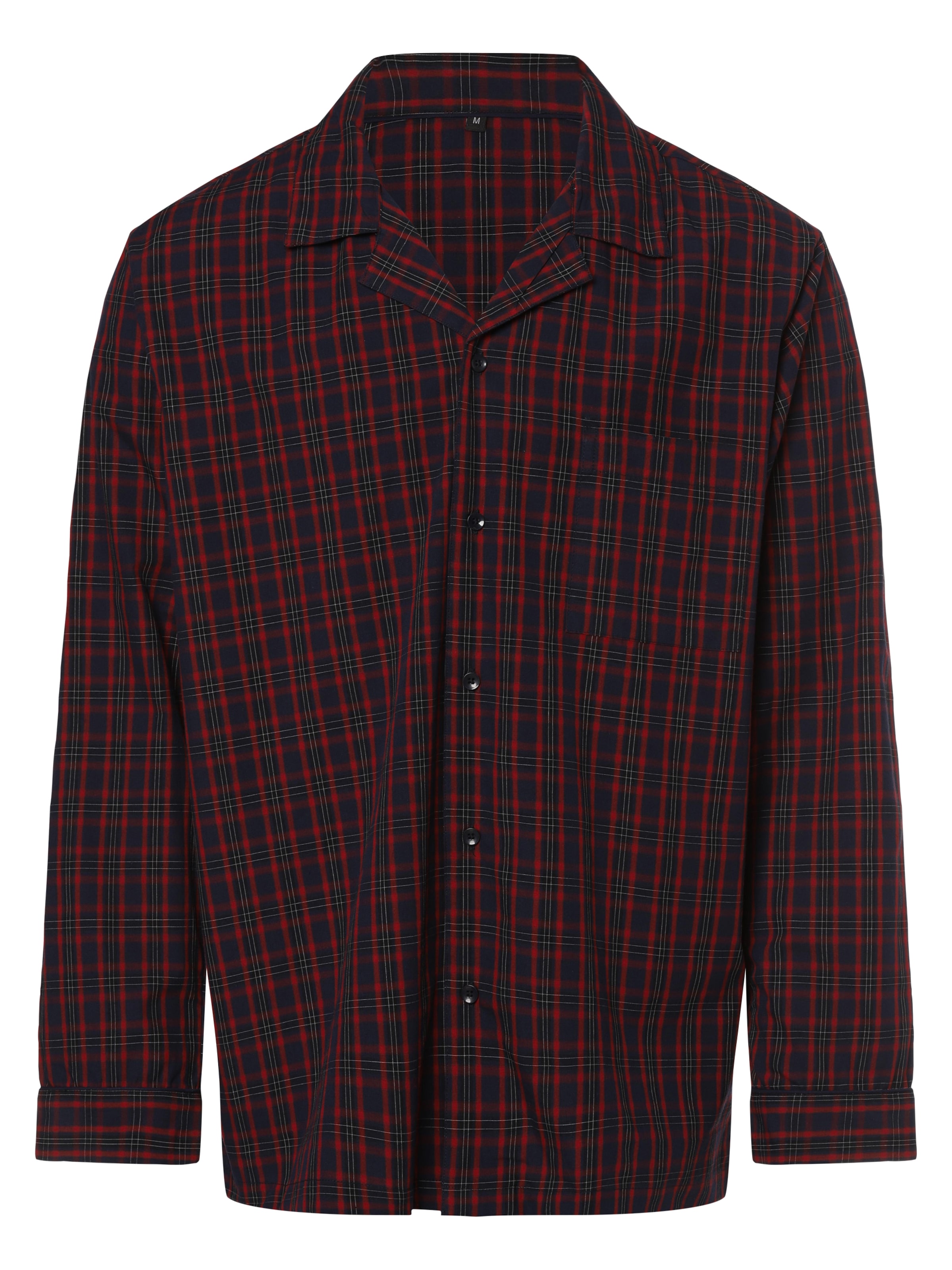 Mc Earl Pyjama lang in Rood: voorkant