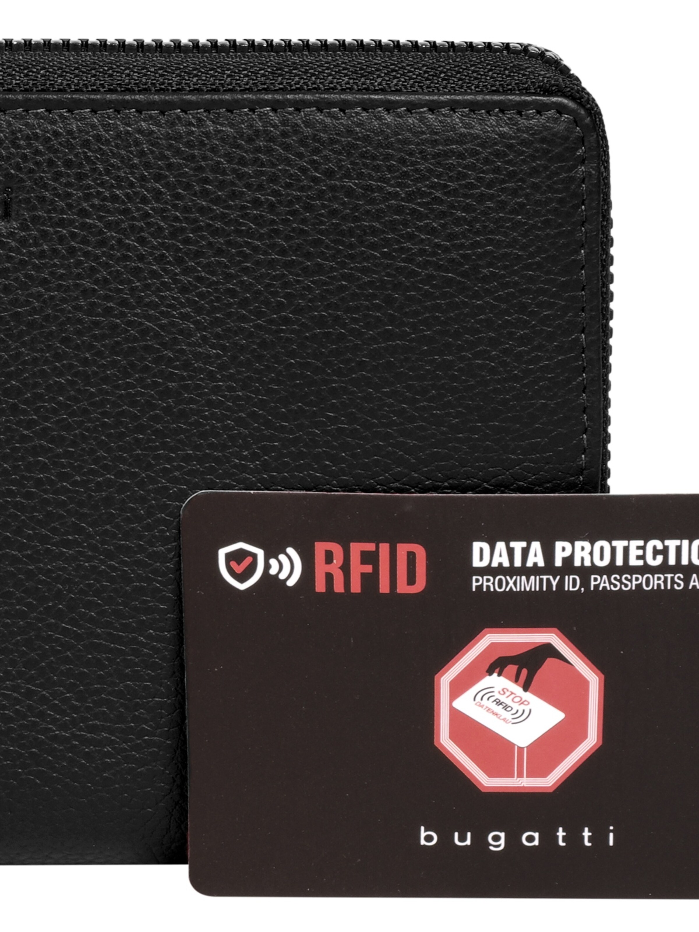 bugatti Portemonnaie 'bugatti Geldbörse MIRA' in Schwarz