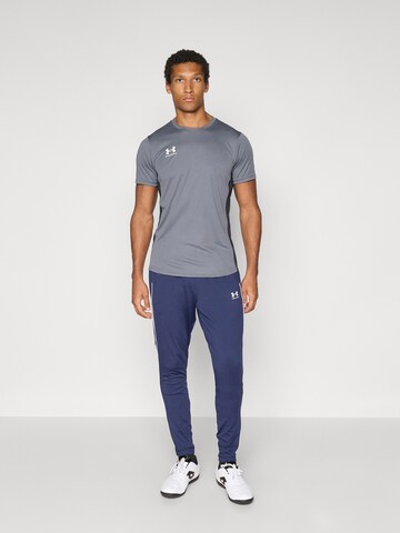 UNDER ARMOUR Slimfit Sporthose 'Challenger' in Blau