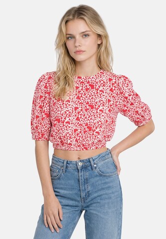 ECY Blouse 'Valentine's Day' in White: front