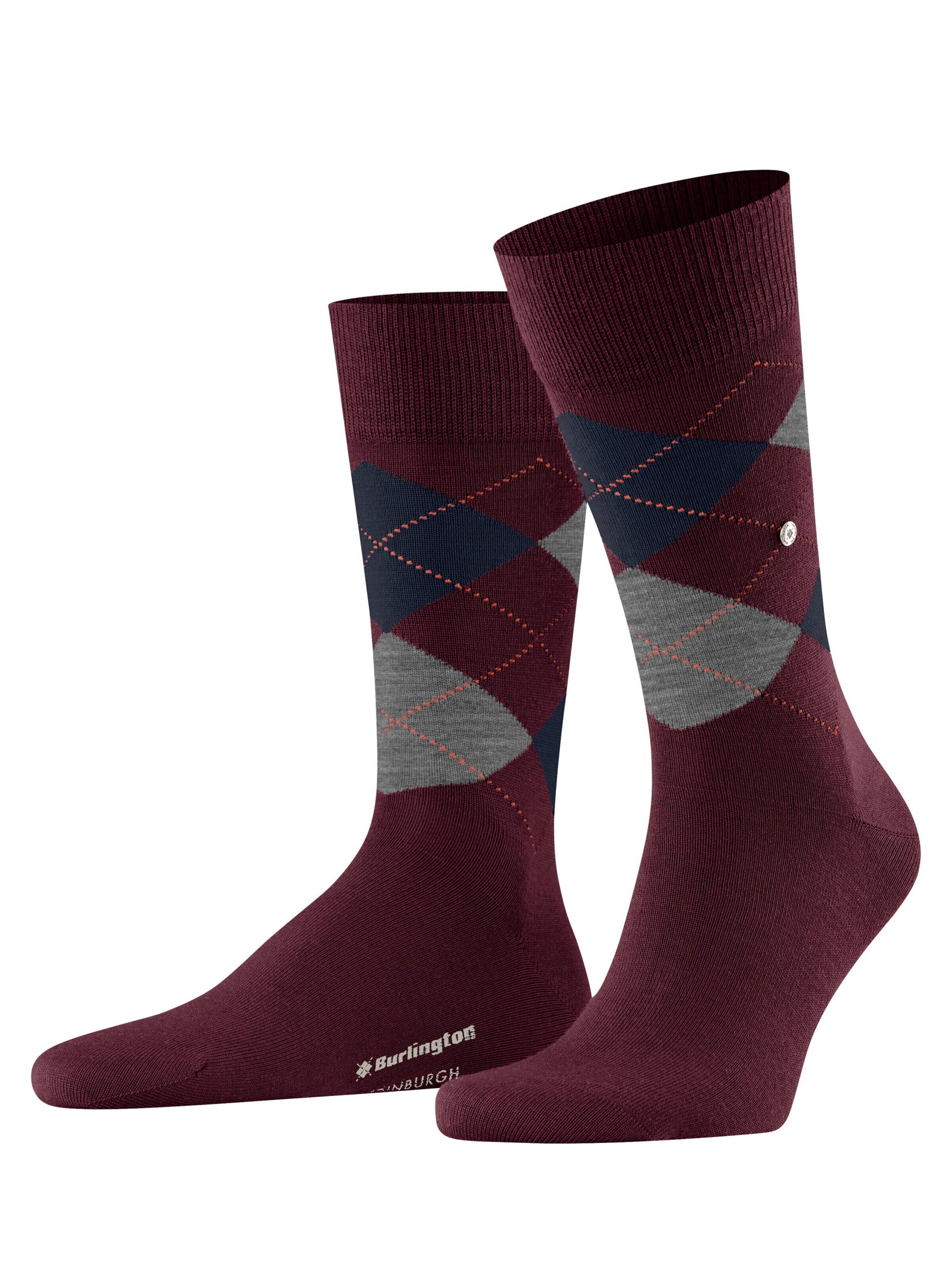BURLINGTON Socken 'Edinburgh'‌‌‌‌‌‌‌ in Rot: Vorderseite
