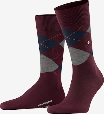 BURLINGTON Socken 'Edinburgh' in Rot: Vorderseite
