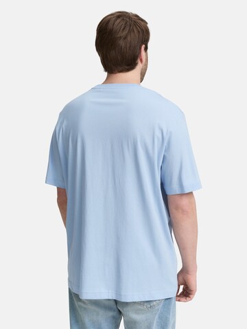 TOM TAILOR Men + T-Shirt in Blau