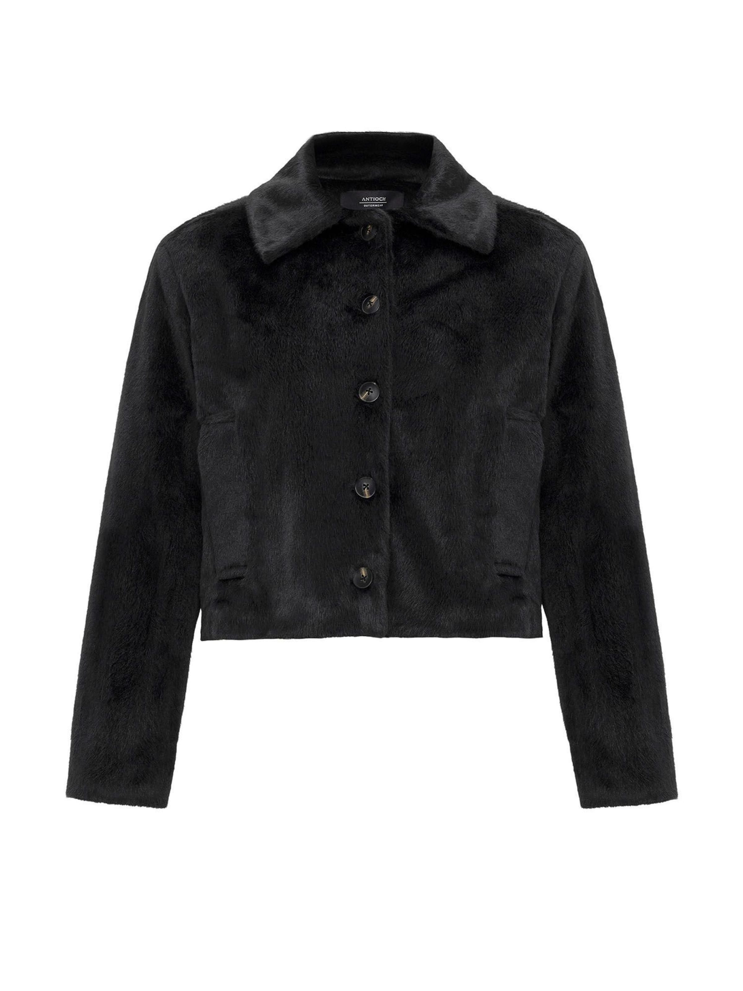 Antioch Overgangsjakke i sort: forside