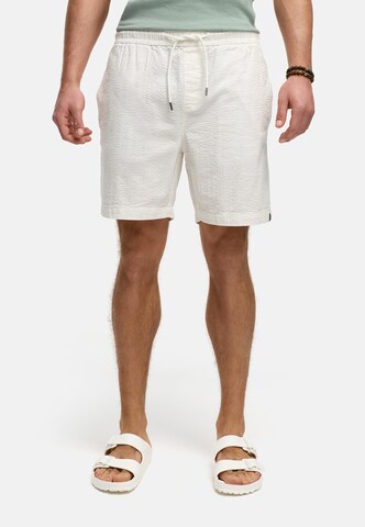 INDICODE JEANS Regular Pants 'Alizzo' in White: front