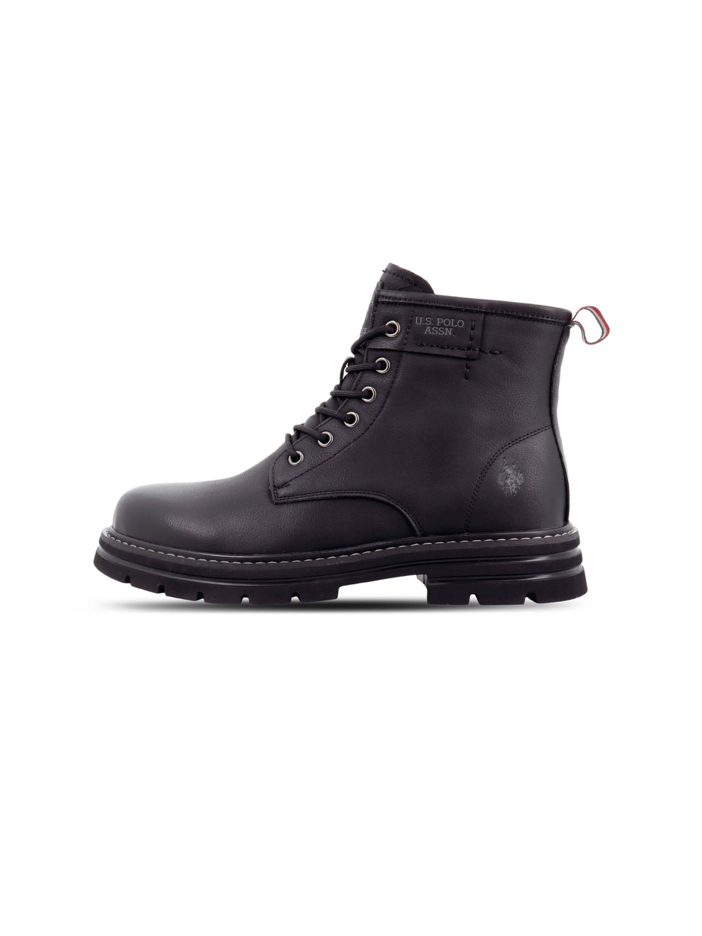 Bottines à lacets 'Berny' US POLO ASSN. en noir