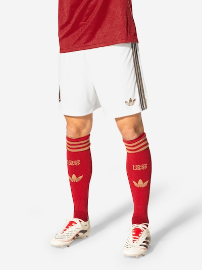 FC BAYERN MÜNCHEN Workout Pants '125 Jahre' in White, Item view