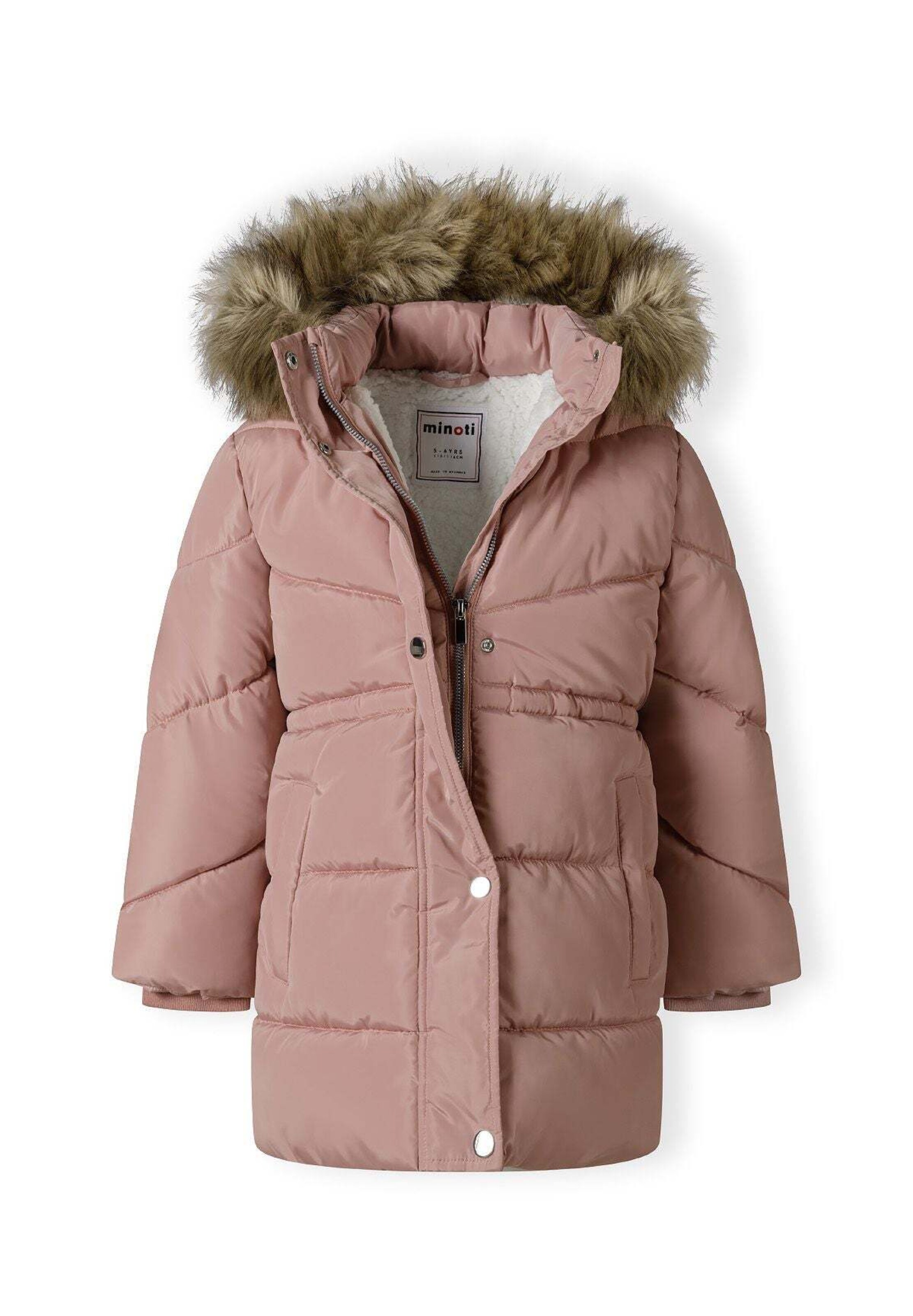 MINOTI Winterjas in Roze: voorkant