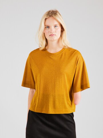 DRYKORN - Camiseta talla grande 'LILANI' en amarillo: frente