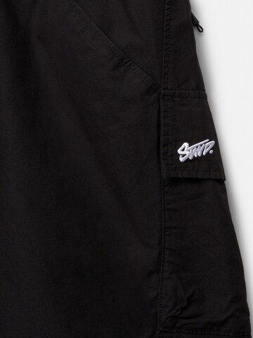 Loosefit Pantaloni cargo 'STWD' di Pull&Bear in nero