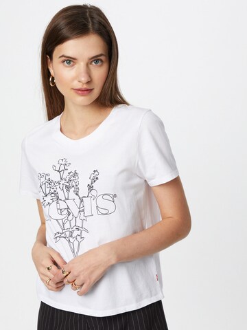 LEVI'S ® Μπλουζάκι 'Graphic Surf Tee' σε λευκό: μπροστά