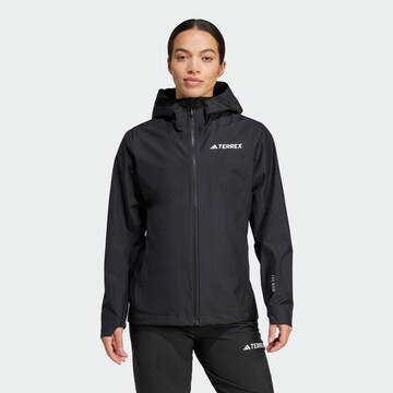 ADIDAS TERREX - Chaqueta de montaña en negro: frente