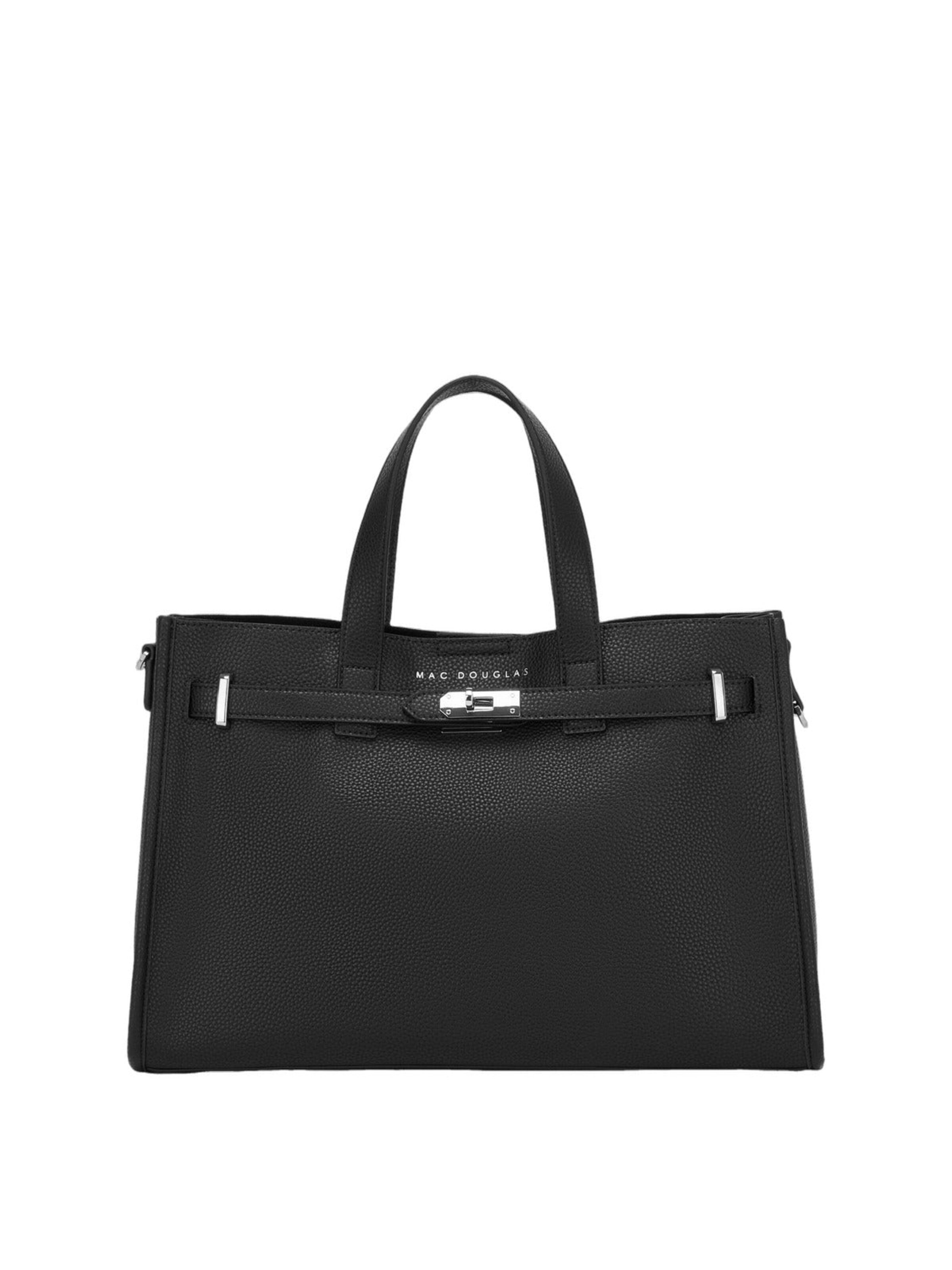 MAC DOUGLAS - Shopper 'Land' en negro: frente