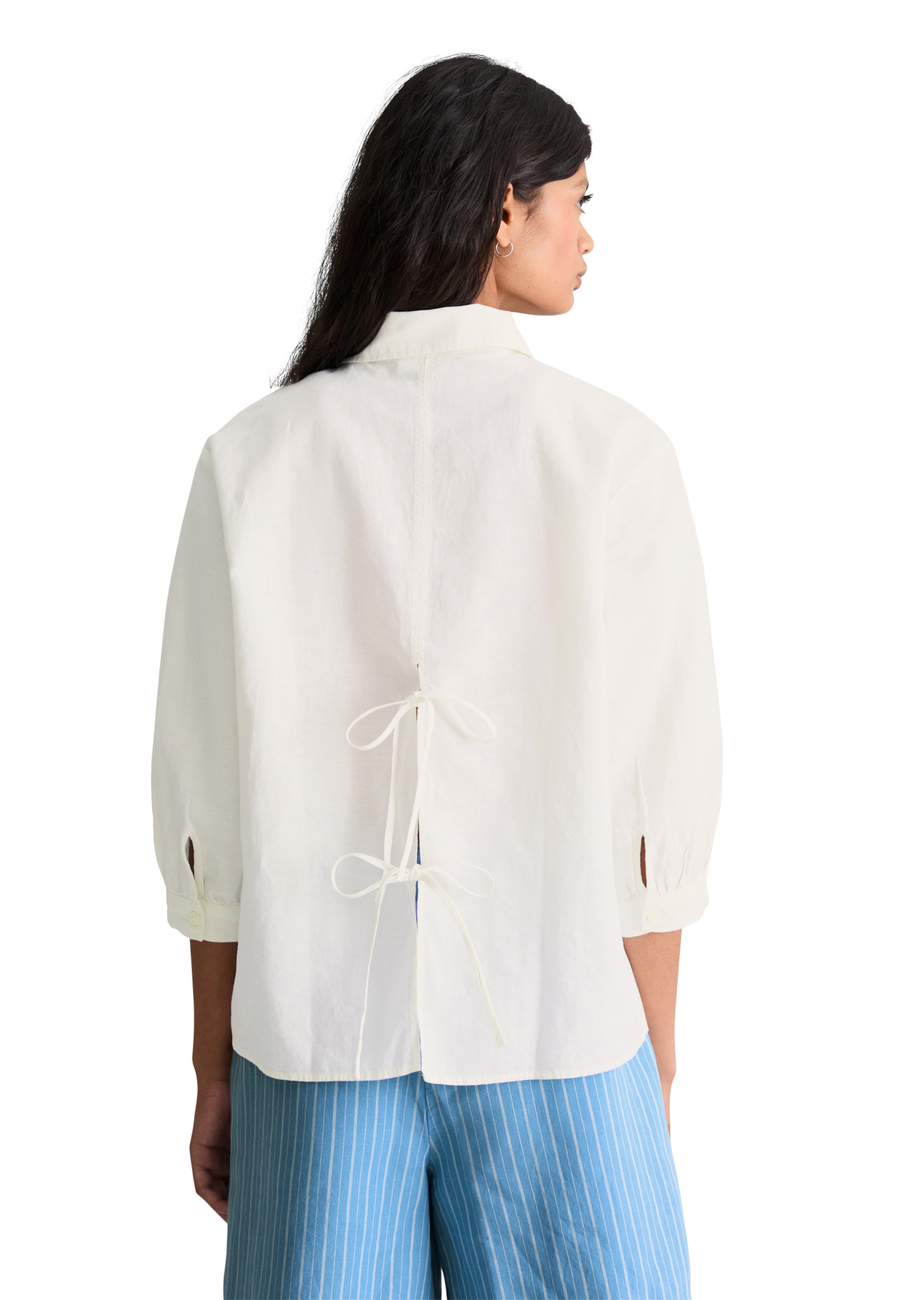 Marc O'Polo DENIM Bluse in Weiß