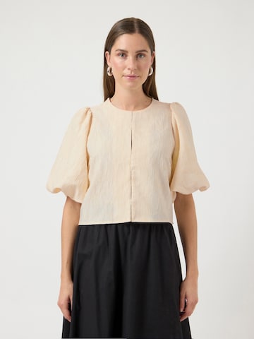 YAS Blouse 'YASMINU' in Beige: front