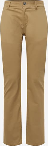 Pantaloni eleganți de la TOM TAILOR pe bej: față