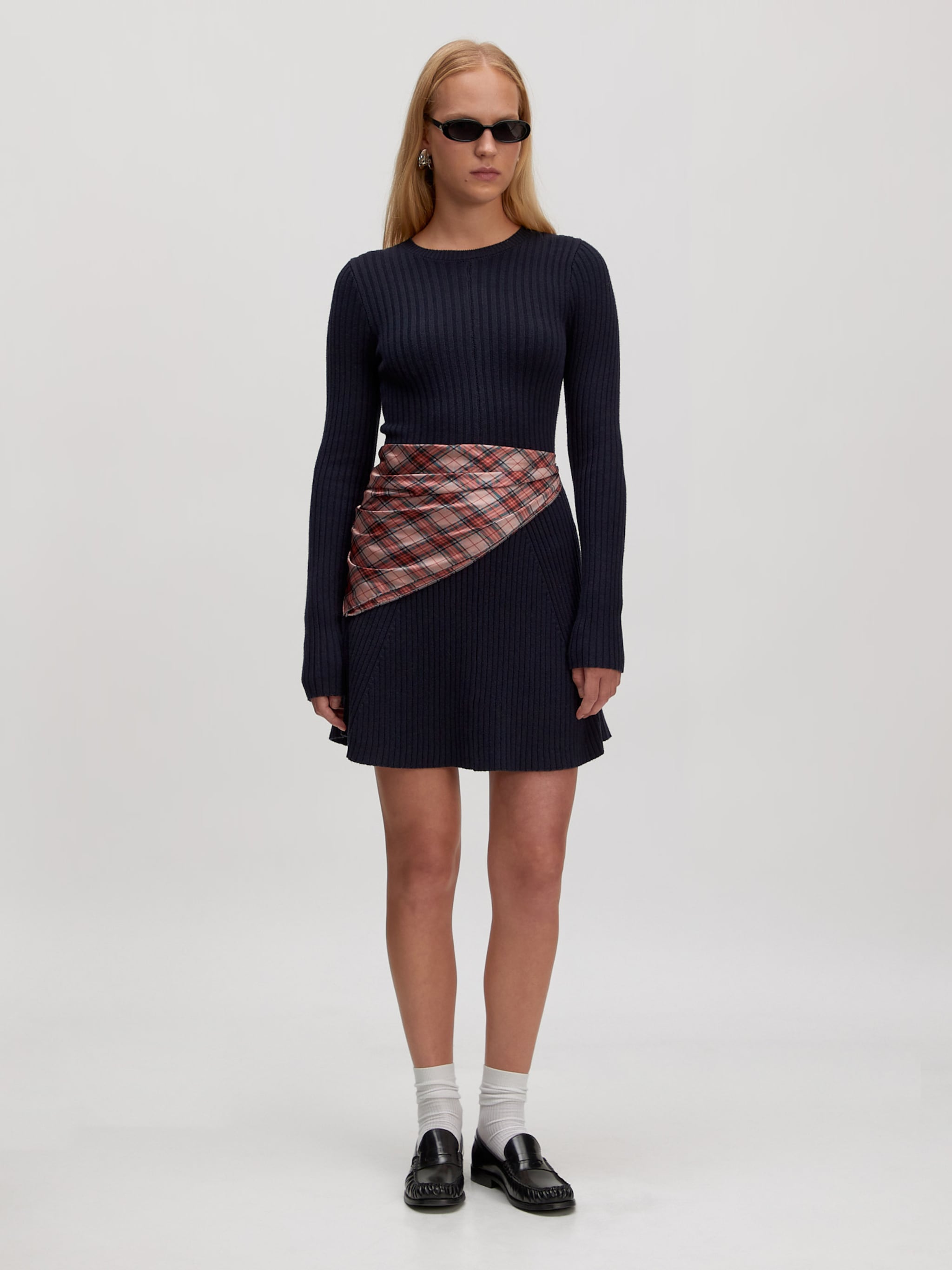 EDITED Producten Jurk 'Nyla' Blauw