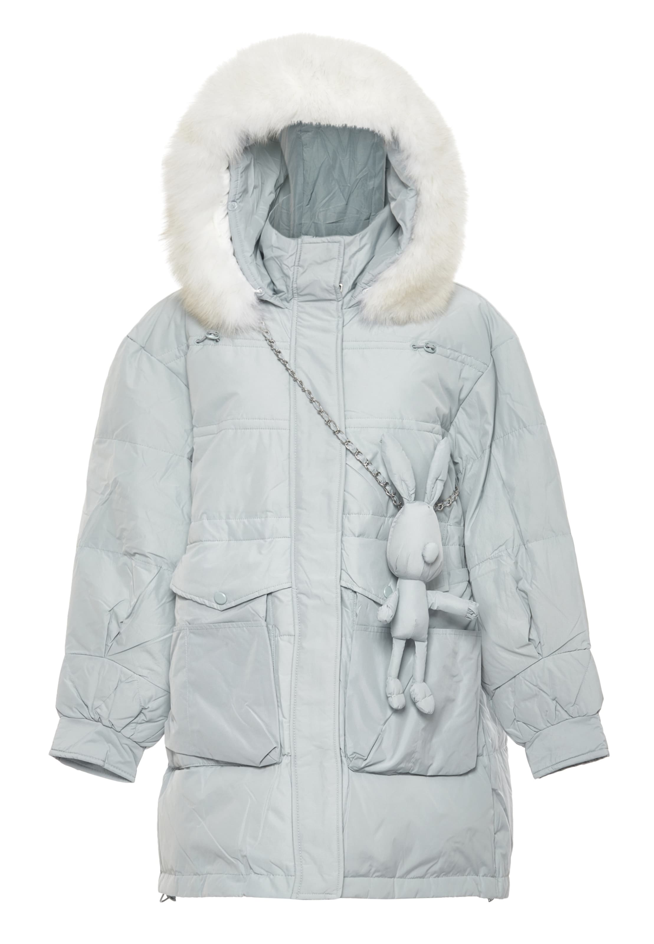 MYMO Зимно яке в синьо: отпред