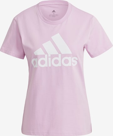 ADIDAS SPORTSWEAR Performance Shirt 'Essentials' in Purple: front