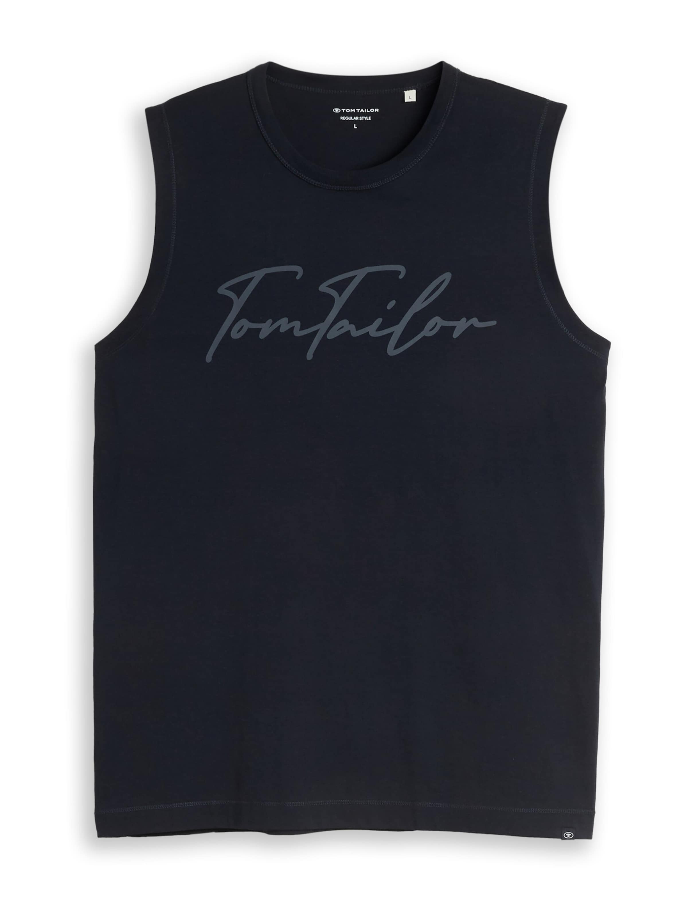TOM TAILOR Shirt in Blue: front