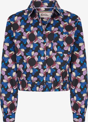 Camicia da donna 'Asap' di 4funkyflavours in blu: frontale