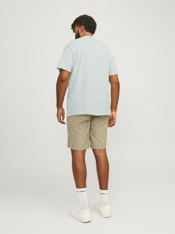 Jack & Jones Plus T-shirt 'JJEBradley' i blå