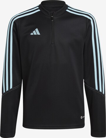 ADIDAS PERFORMANCE Athletic Sweatshirt in Black: front