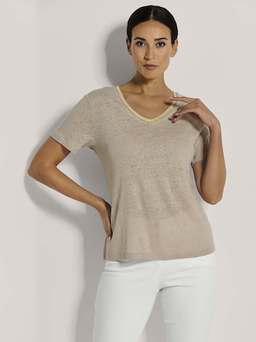 T-shirt MADELEINE en beige : devant
