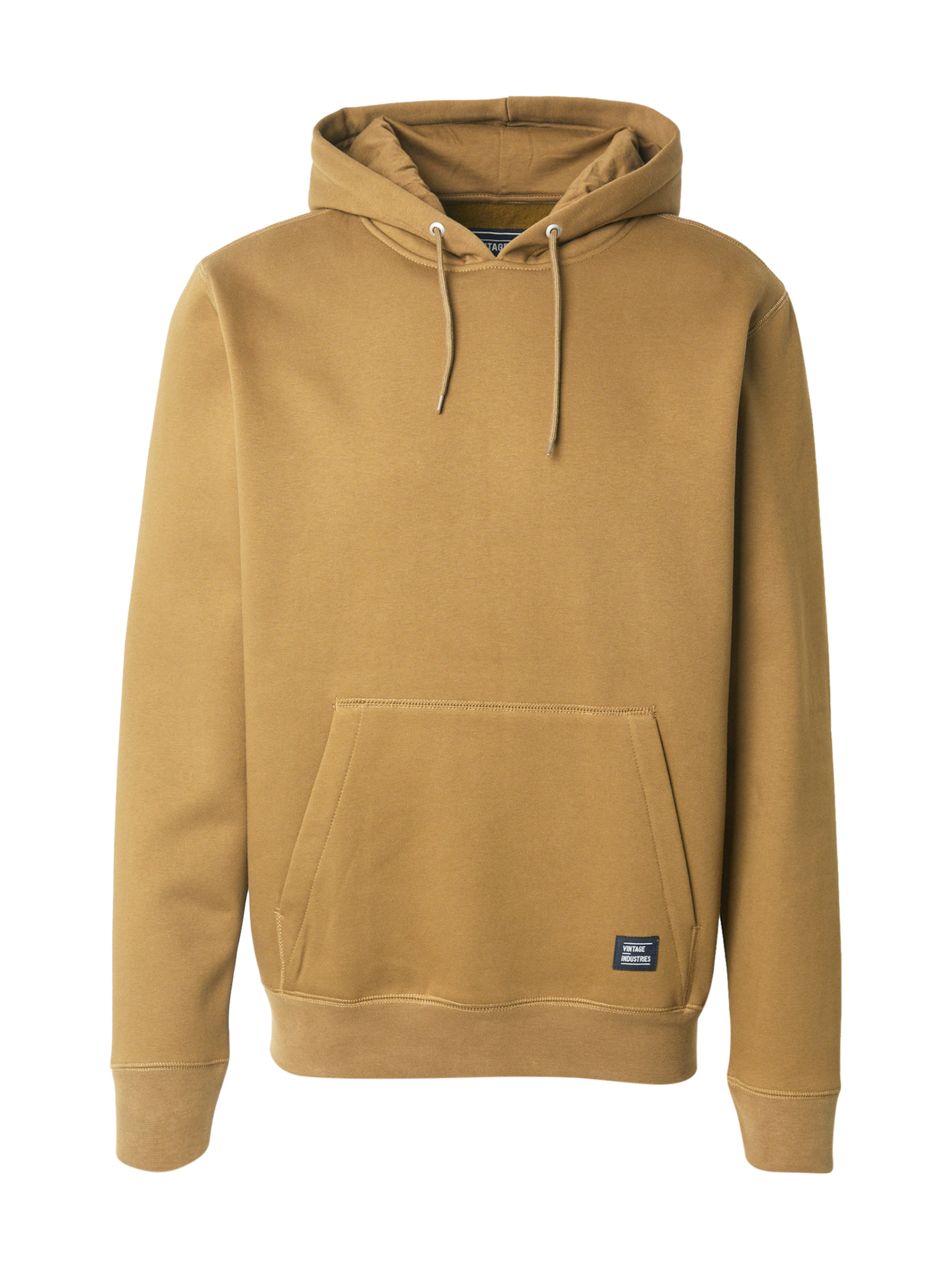 Vintage Industries Μπλούζα φούτερ σε μπεζ: μπροστά