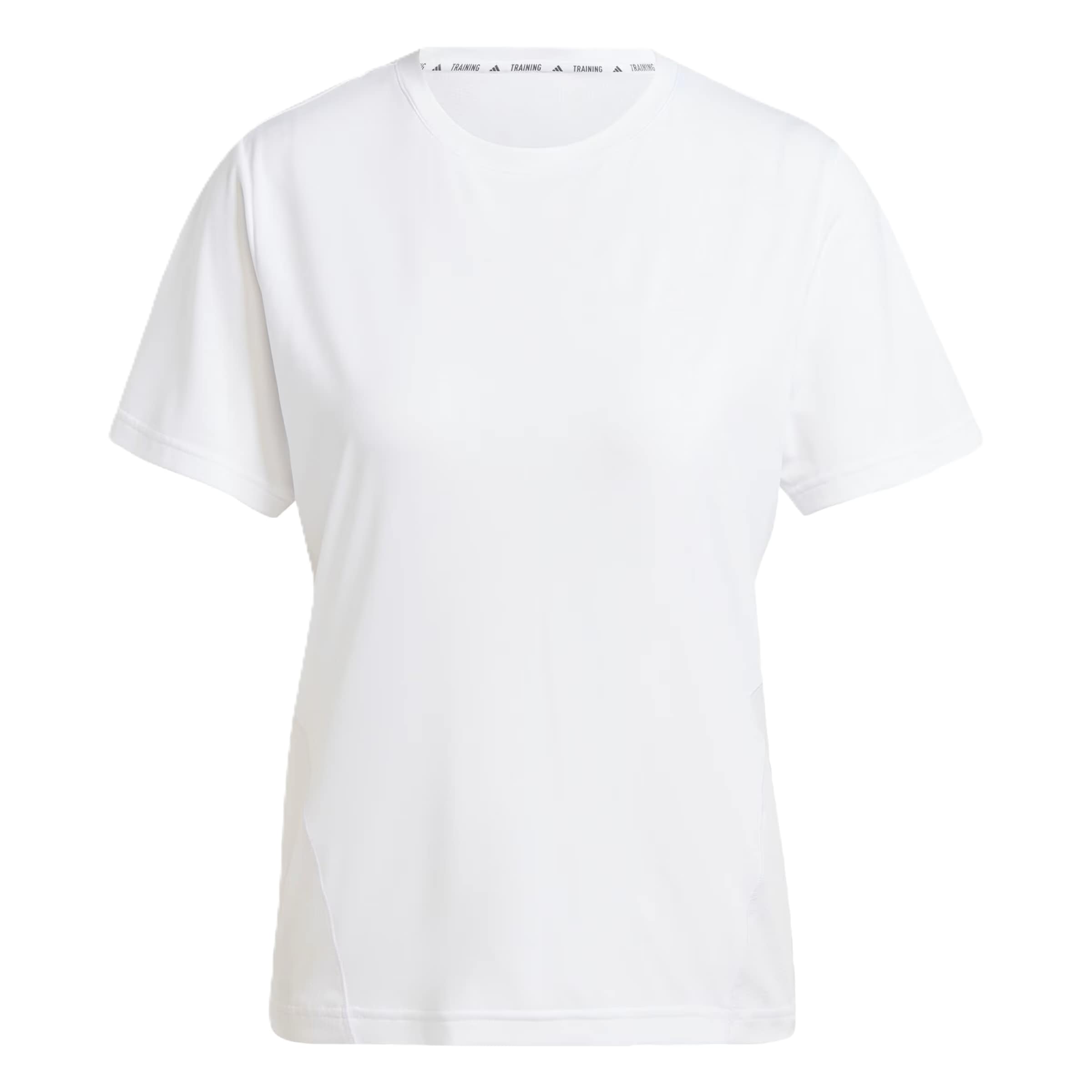 Tricou funcțional 'Designed for Training' de la ADIDAS PERFORMANCE pe alb: față