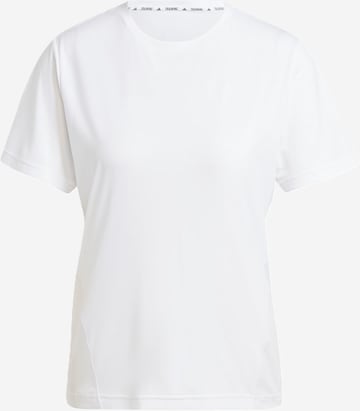 Tricou funcțional 'Designed for Training' de la ADIDAS PERFORMANCE pe alb: față