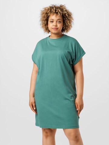 Urban Classics Dress in Green: front