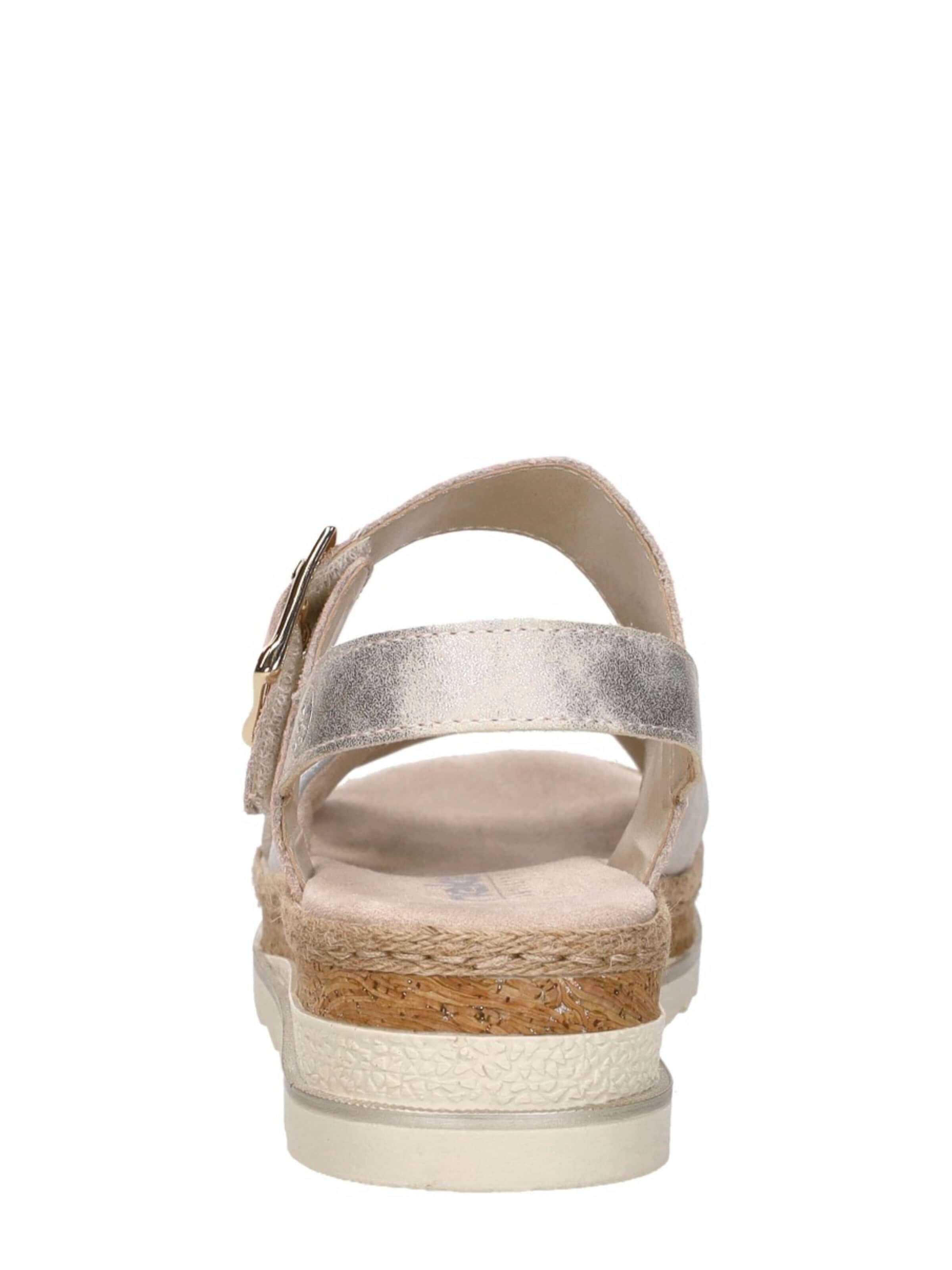 Sandales 'Sandalen Plat' Rieker en blanc
