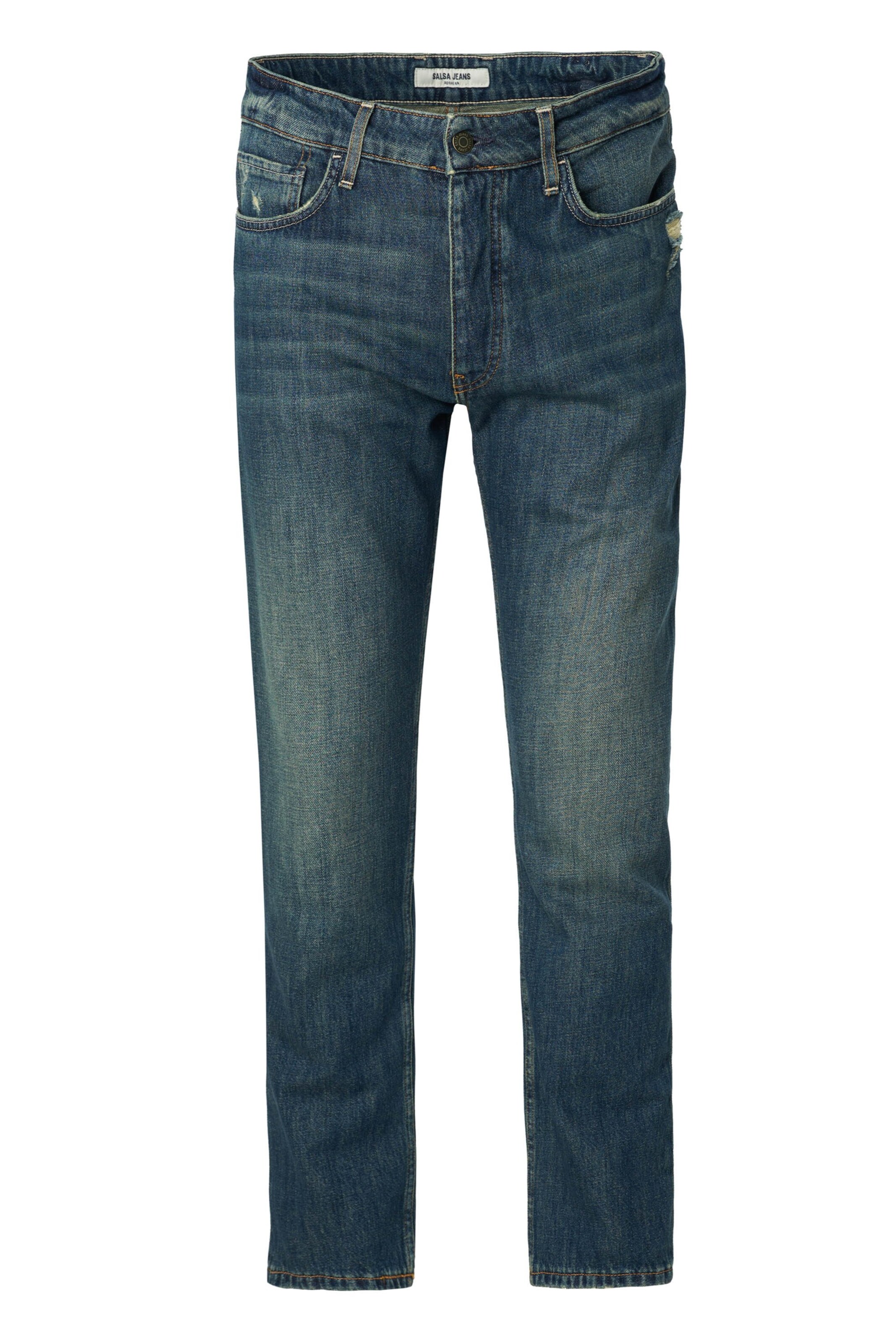 Salsa Jeans Slimfit Jeans in Blauw: voorkant