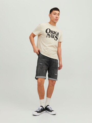 JACK & JONES Regular Jeans 'Rick' in Zwart