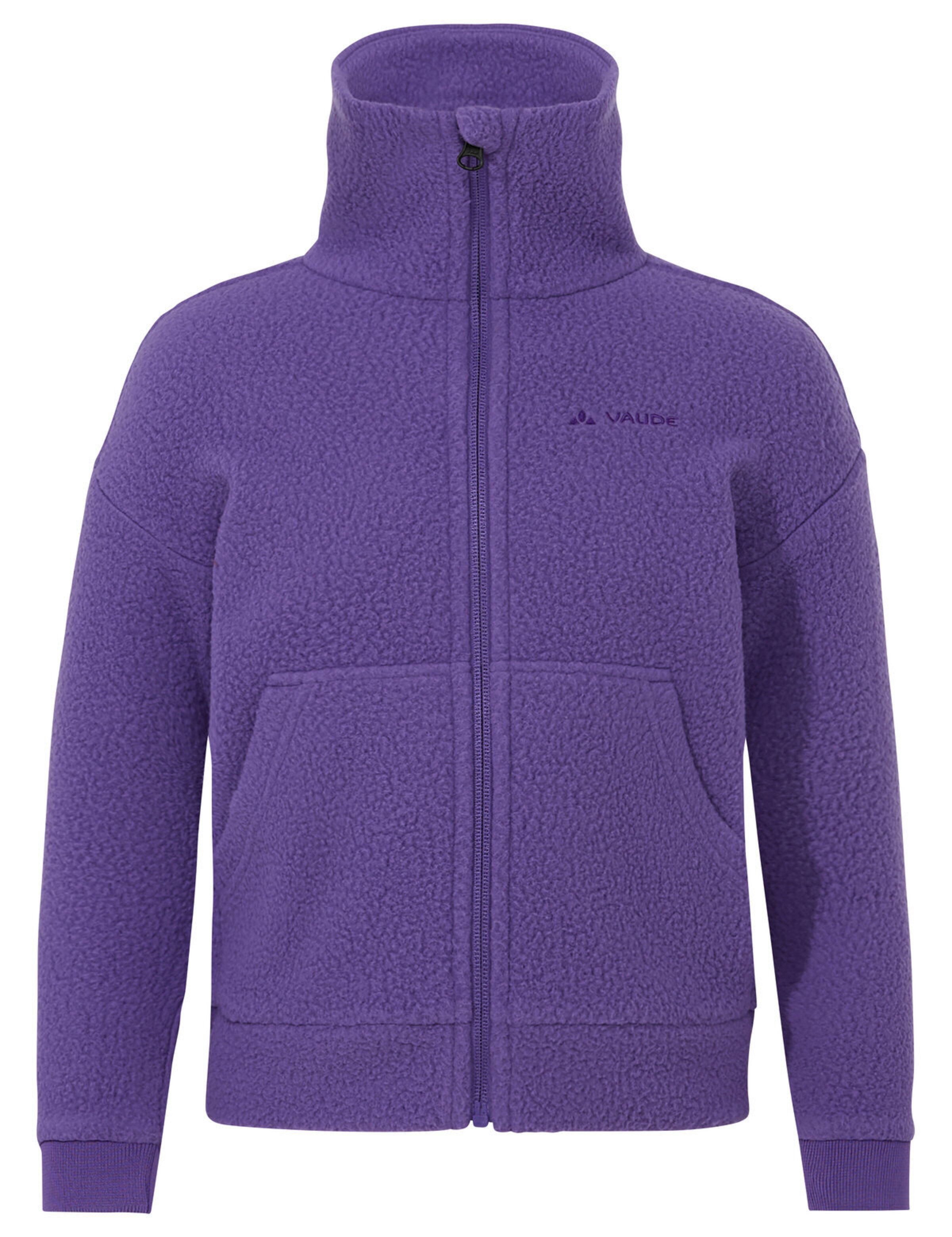 VAUDE Functionele fleece jas 'Manukau' in Lila: voorkant