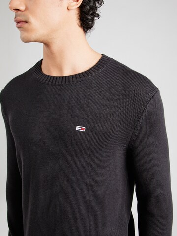 Tommy Jeans - Pullover 'ESSENTIALS' em preto